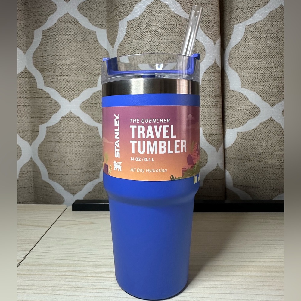 Stanley Kids 14oz Stainless Steel Quencher H2.0
FlowState Tumbler Iris NWT RARE